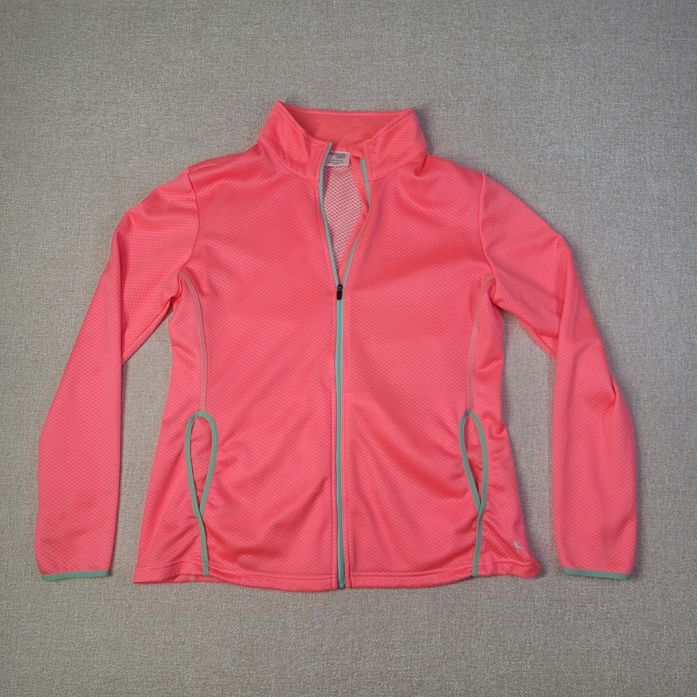 Coral Pink Danskin Now Full-Zip Ladies Jacket